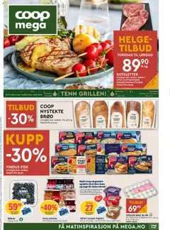 Forhåndsvisning av Coop Mega kundeavis gyldig fra 04.08.2025