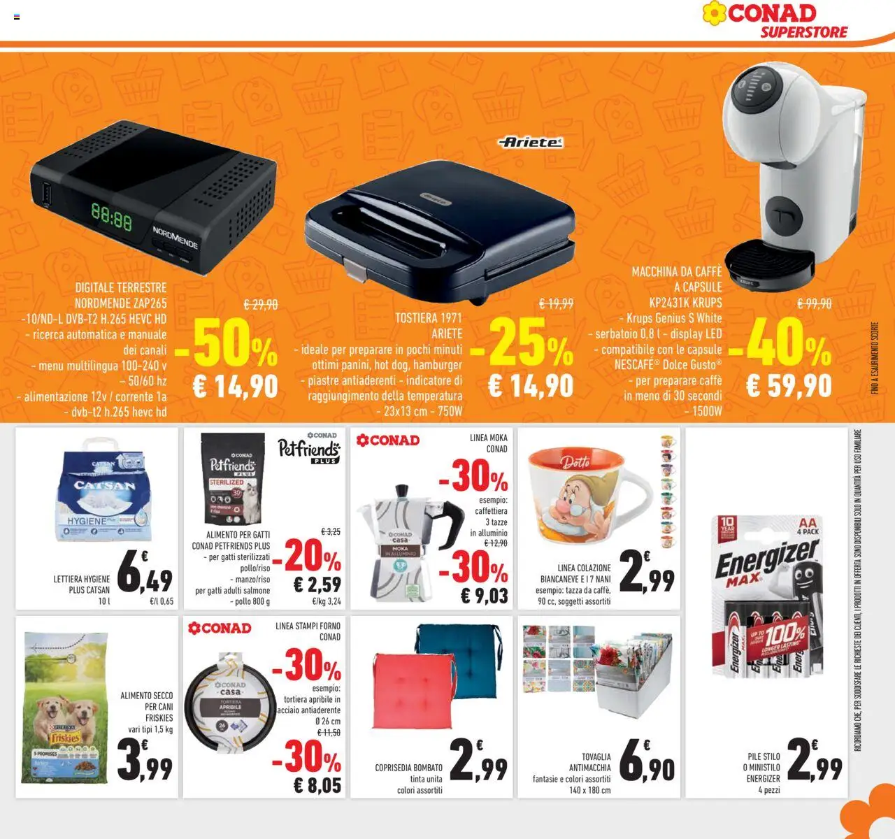 Volantino Conad del 10.09.2025 | Pagina: 37 | Prodotti: Macchina da caffe, Caffè, Forno, Alluminio