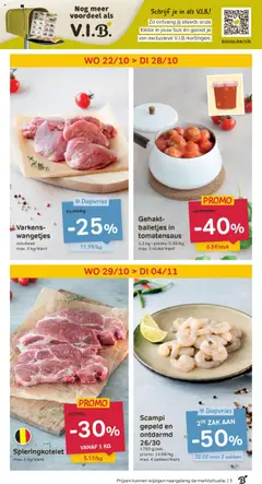 Bon Ap folder - Voorbeeld van een folder van Bon Ap, geldig van 08.10.2025 | Pagina: 3 | Producten: Gehakt, Scampi, Zak