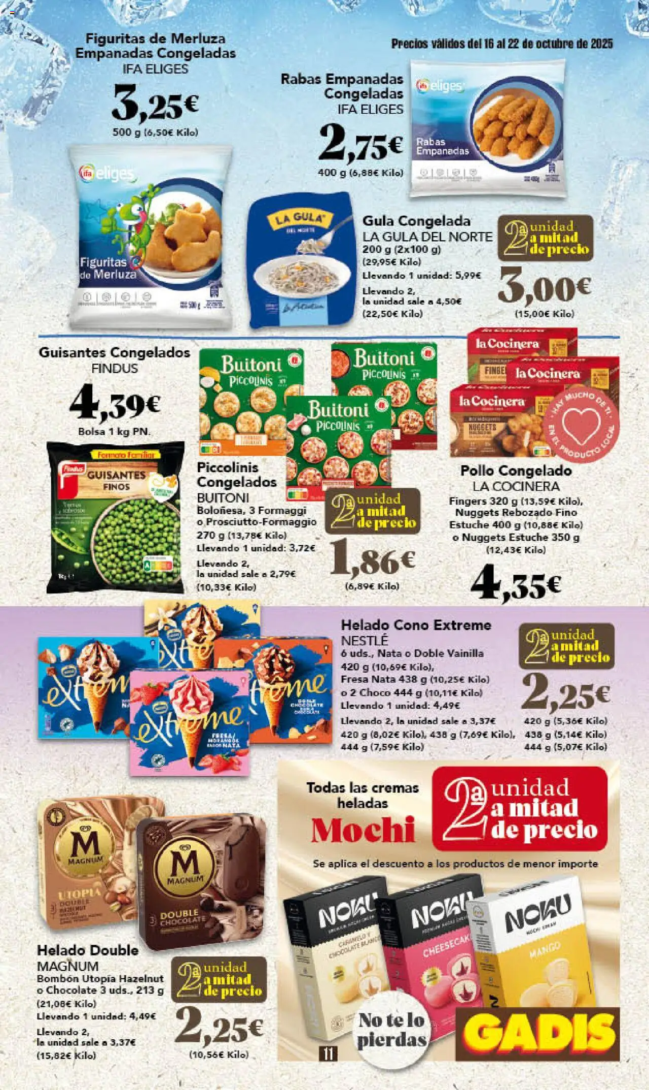 Gadis folleto │ válido desde el 16.10.2025 | Página: 11 | Productos: Chocolate, Té, Helado, Bolsa
