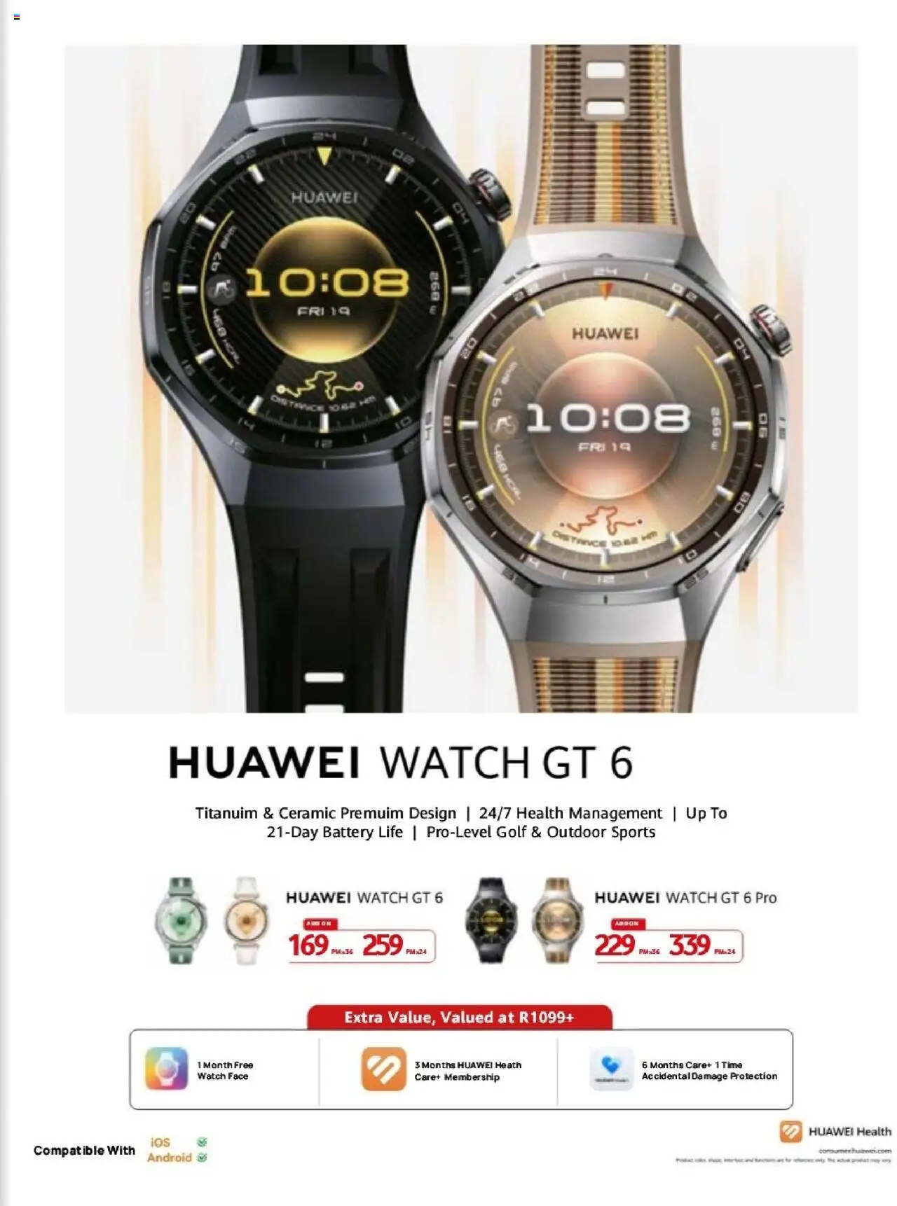 New Vodacom catalogue – valid from 07.10.2025 | Page: 21 | Products: Watch, Battery