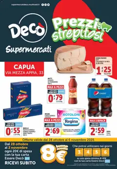 Anteprima del volantino Decò Supermercati - Capua catalogo valido a partire dal 28.10.2025