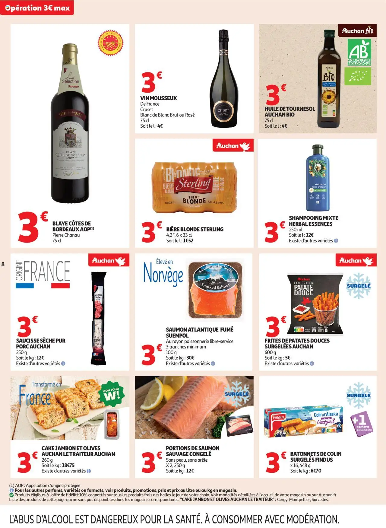  | Page: 8 | Produits: Vin mousseux, Poissonnerie, Mousseux, Saumon