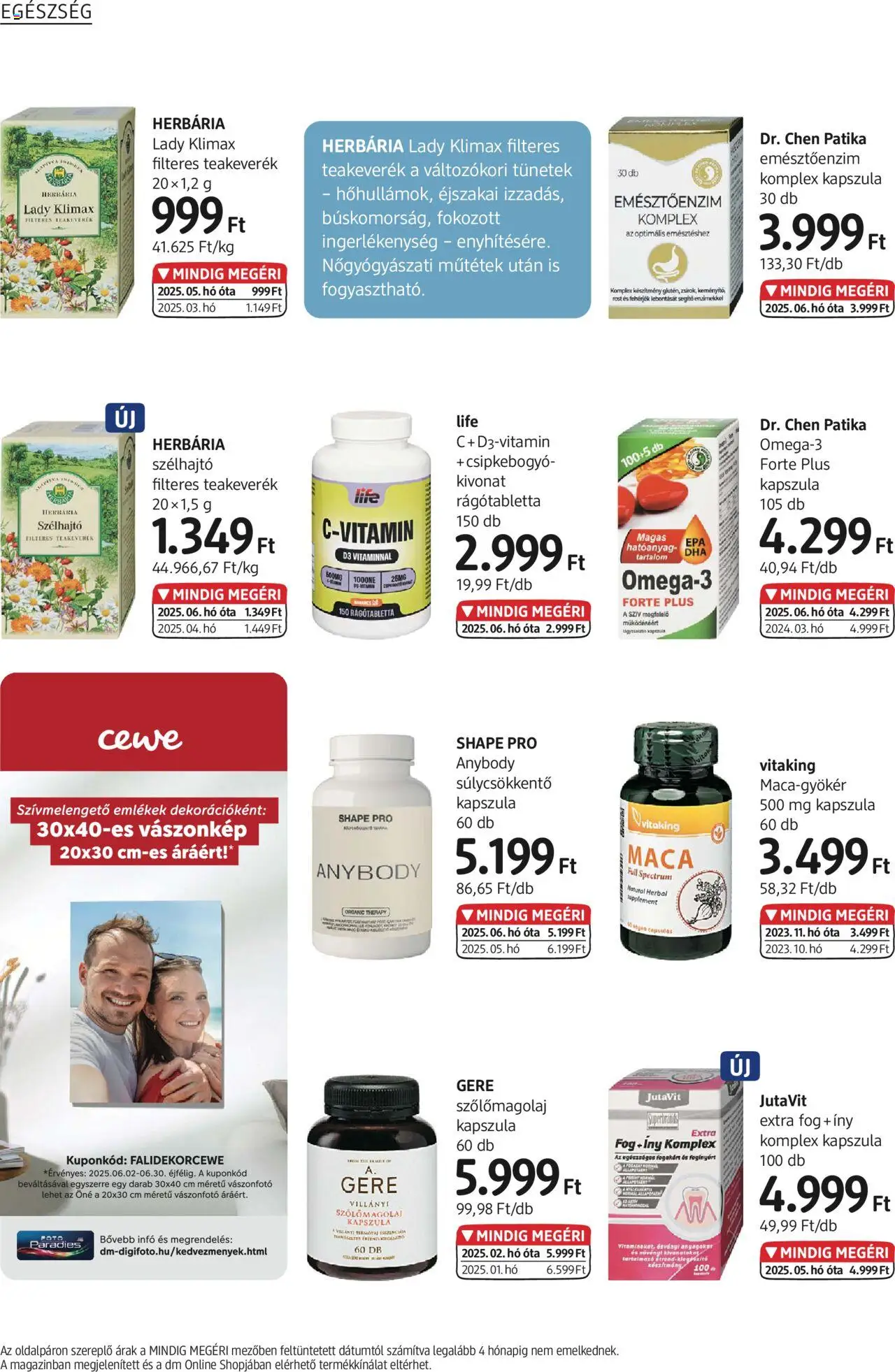DM Drogerie Markt akciós ujság - amely érvényes a következő dátumtól: 05.06.2025 | Oldal: 18 | Termékek: Szőlőmagolaj, Tea, Vegán