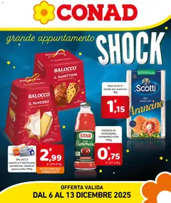 Anteprima del volantino Conad Grande appuntamento SHOCK catalogo valido a partire dal 06.12.2025