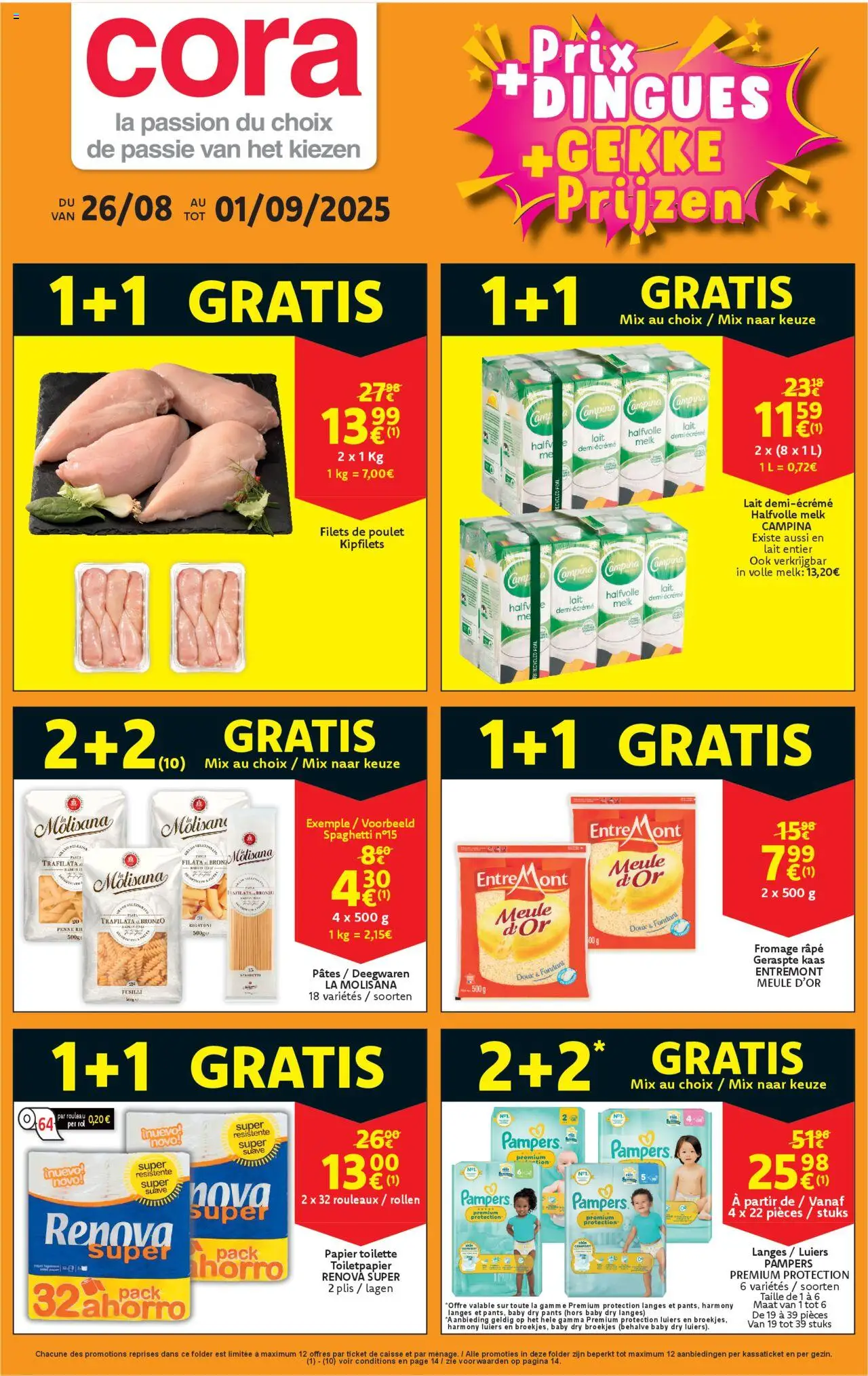  | Pagina: 1 | Producten: Halfvolle Melk, Pampers, Papier, Melk