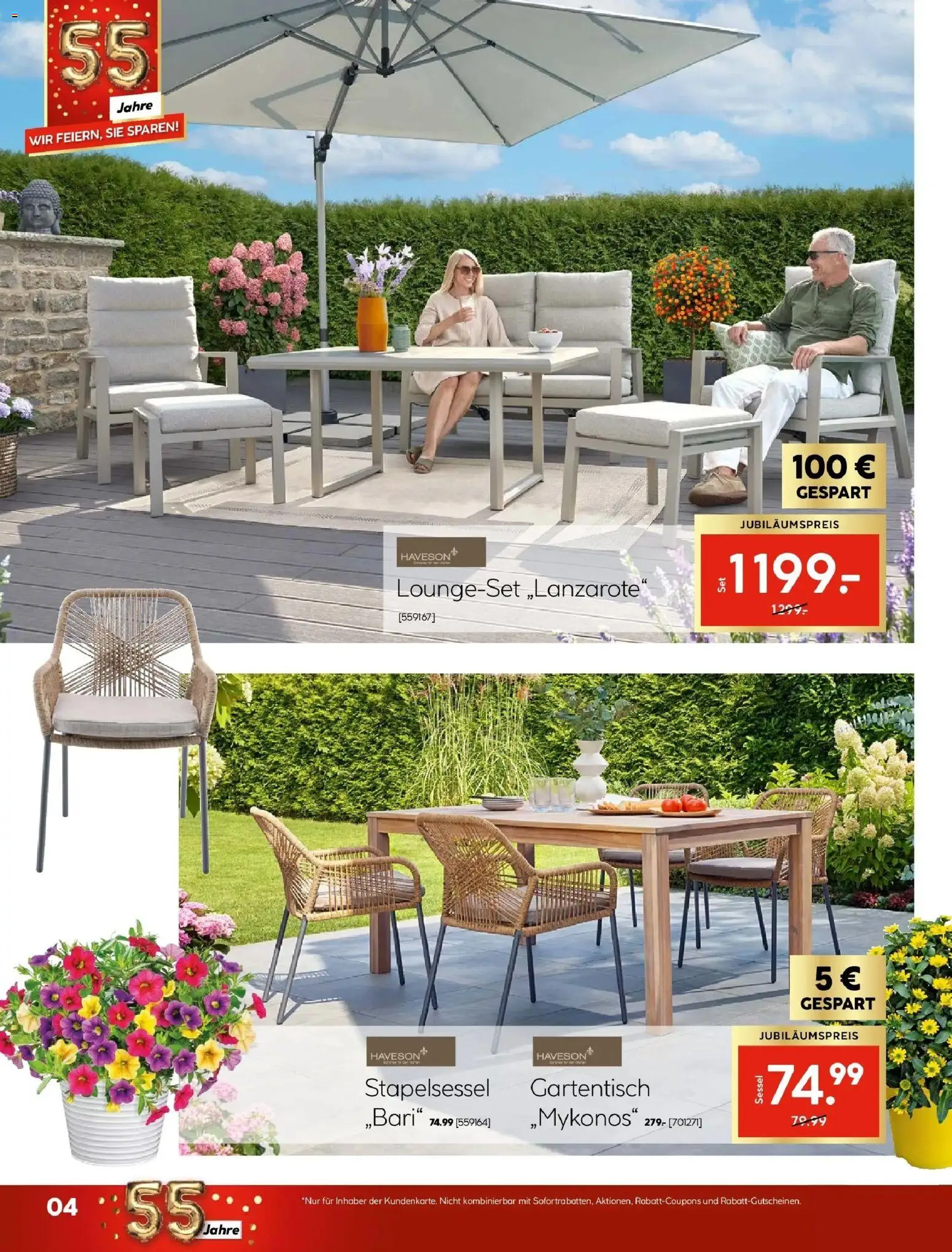 HELLWEG Flugblatt	 gültig ab 01.04.2026 | Seite: 4 | Produkte: Sessel