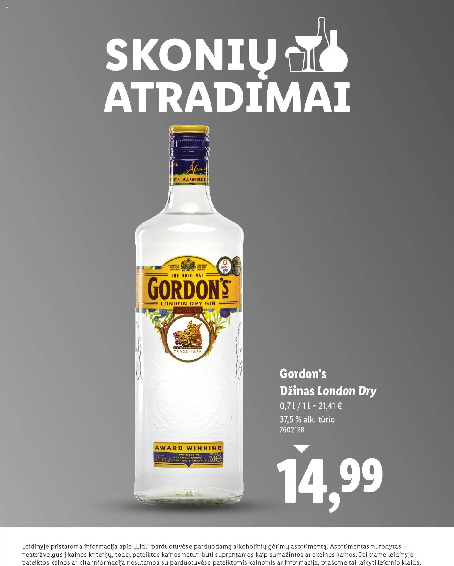 LIDL akcijos nuo 01.12.2025 | Puslapis: 6 | Prekių: Džinas