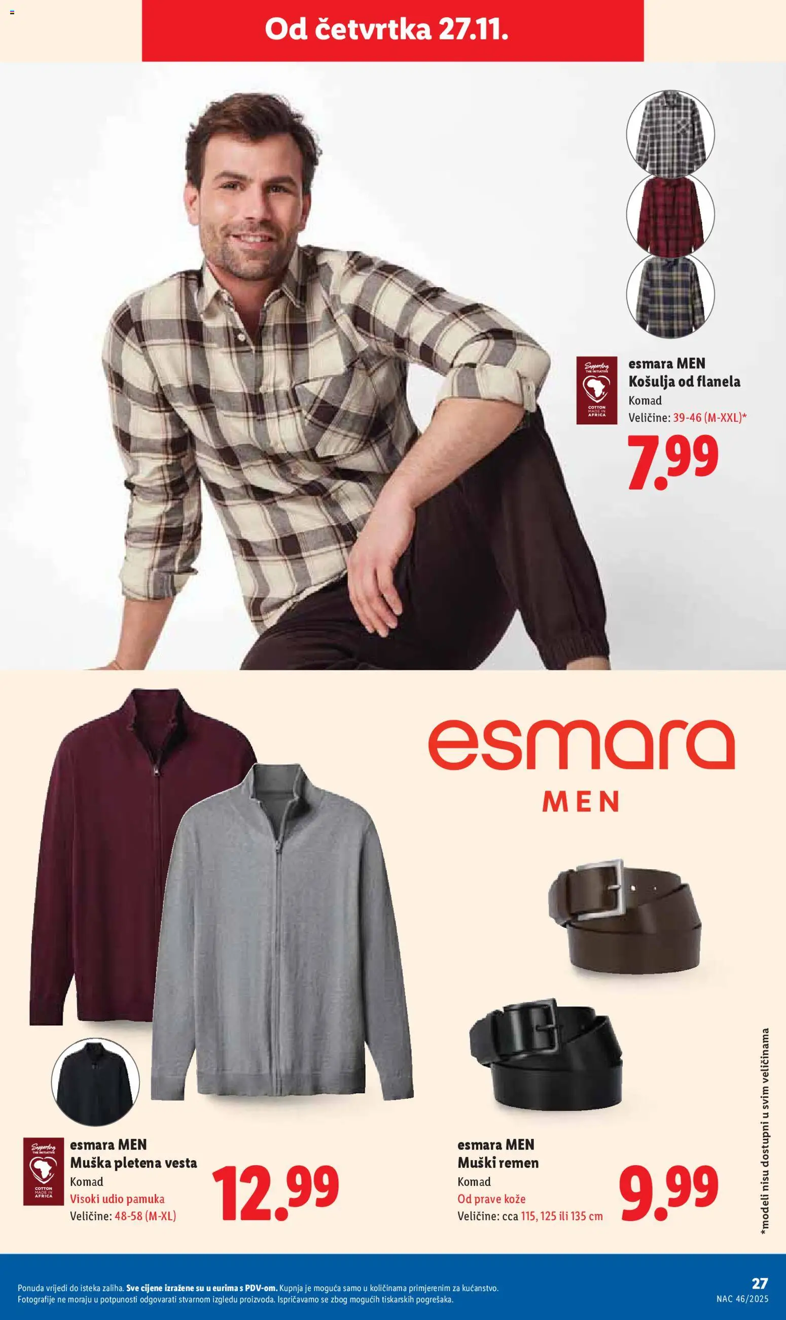 Lidl katalog | vrijedi od 27.11.2025 | Stranica: 27 | Proizvodi: Košulja