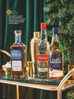 Preview of Tesco - Tesco Magazine Big Book Of Christmas November 2025 valid from 01.11.2025 | Page: 38 | Products: Cabinet, Whisky, Vodka, Whiskey