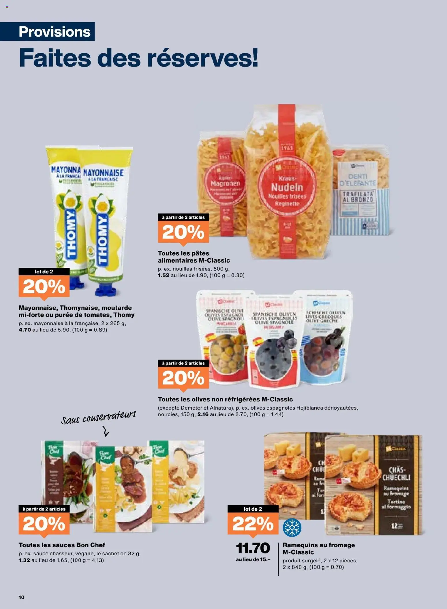 Migros Aktionen FR – gültig ab 04.11.2025 | Seite: 10 | Produkte: Nudeln, Pasta, Mayonnaise