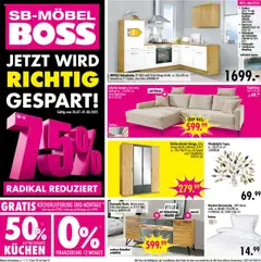 SB Möbel Boss Prospekt Neubrandenburg gültig ab dem 26.07.2025
