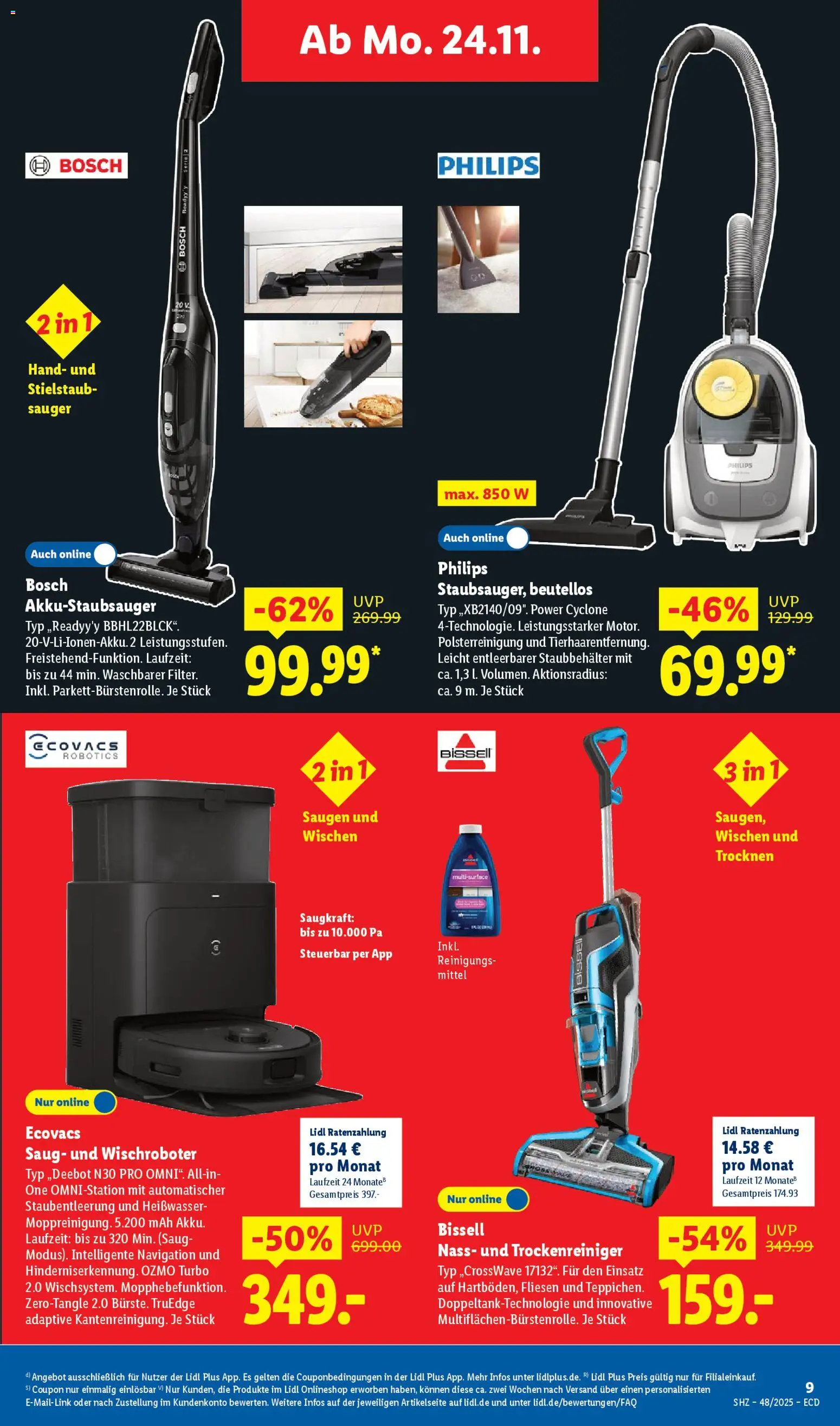 Lidl - Black Friday – gültig ab 24.11.2025 | Seite: 9 | Produkte: Bosch, Philips, Navigation