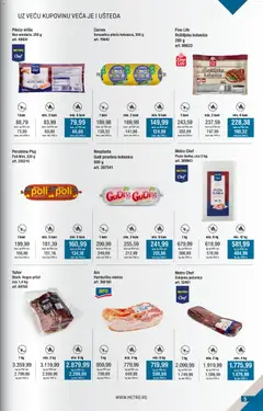 Metro katalog Kupi više, plati manje - pregled Metro kataloga - važi od 01.03.2026 | Strana: 5 | Proizvode: Pršut, Slanina, Hamburska slanina, Pečenica