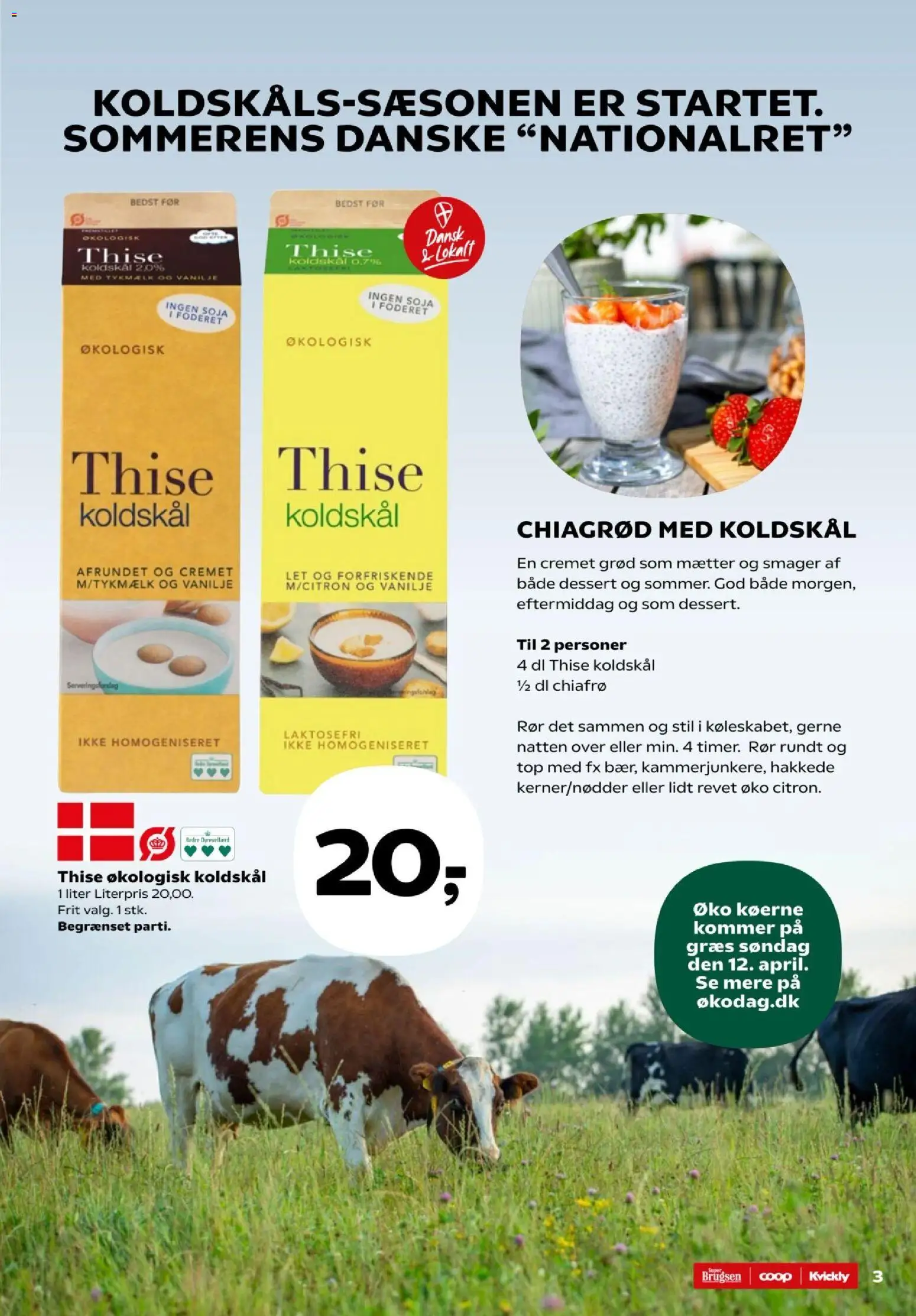 Super Brugsen tilbudsavis – gyldig fra 07.04.2026 | Side: 37 | Produkter: Koldskål, Vanilje, Søm