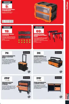 Brico Dépôt - Prévisualisation de Brico Dépôt catalogue valide à partir de 13.02.2026 | Page: 11 | Produits: Chevalet, Porte, Tiroirs, Boîte de rangement