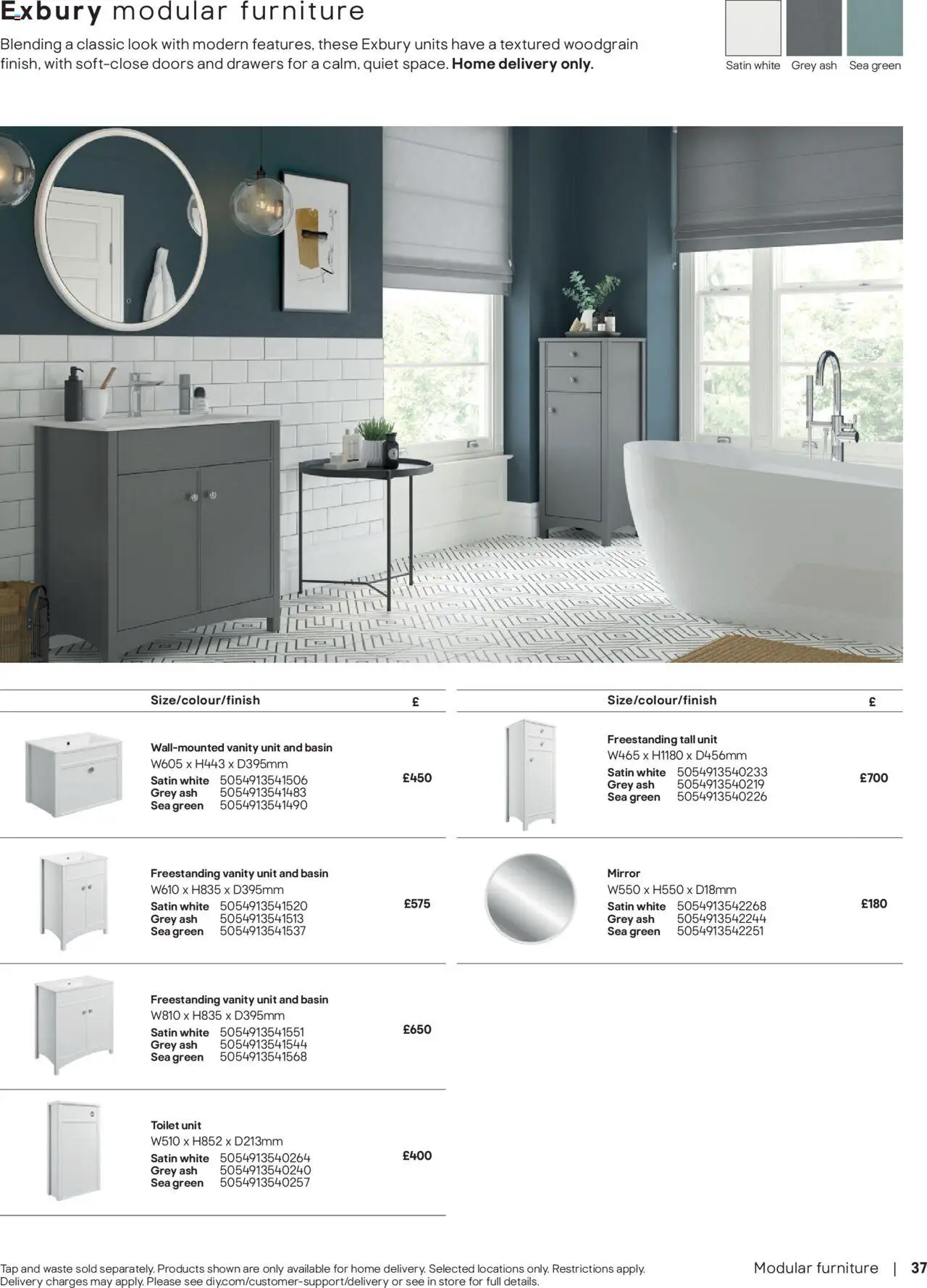  | Page: 37 | Products: Toilet, Mirror, Drawers, Doors