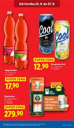 Staropramen Cool, 0,5 l, různé druhy od 25.09.2025 | Strana: 7