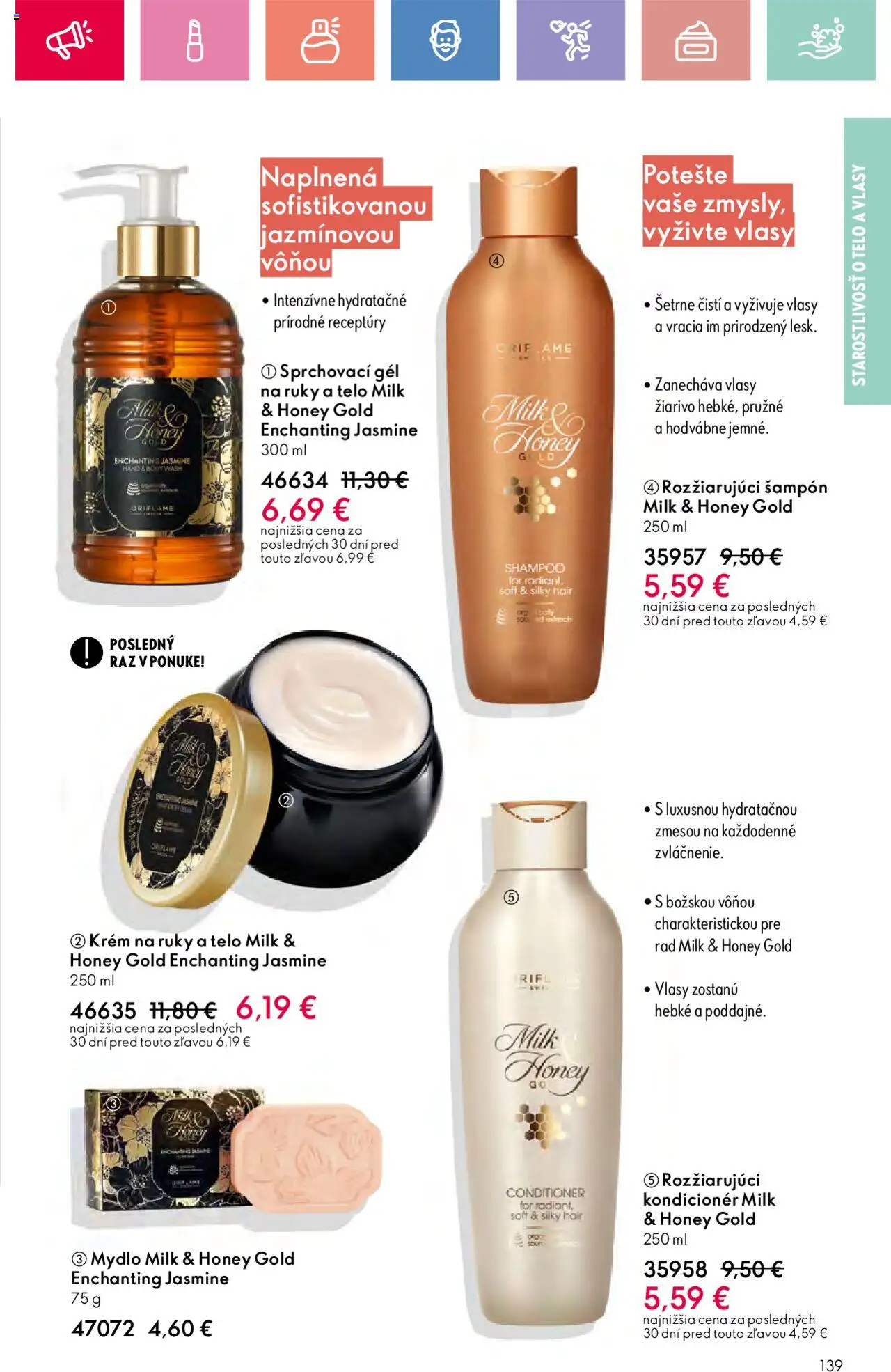 Katalóg Oriflame 9 2025 │ platný od 15.06.2025 | Strana: 139 | Produkty: Kondicionér, Krém na ruky, Mydlo, Krém