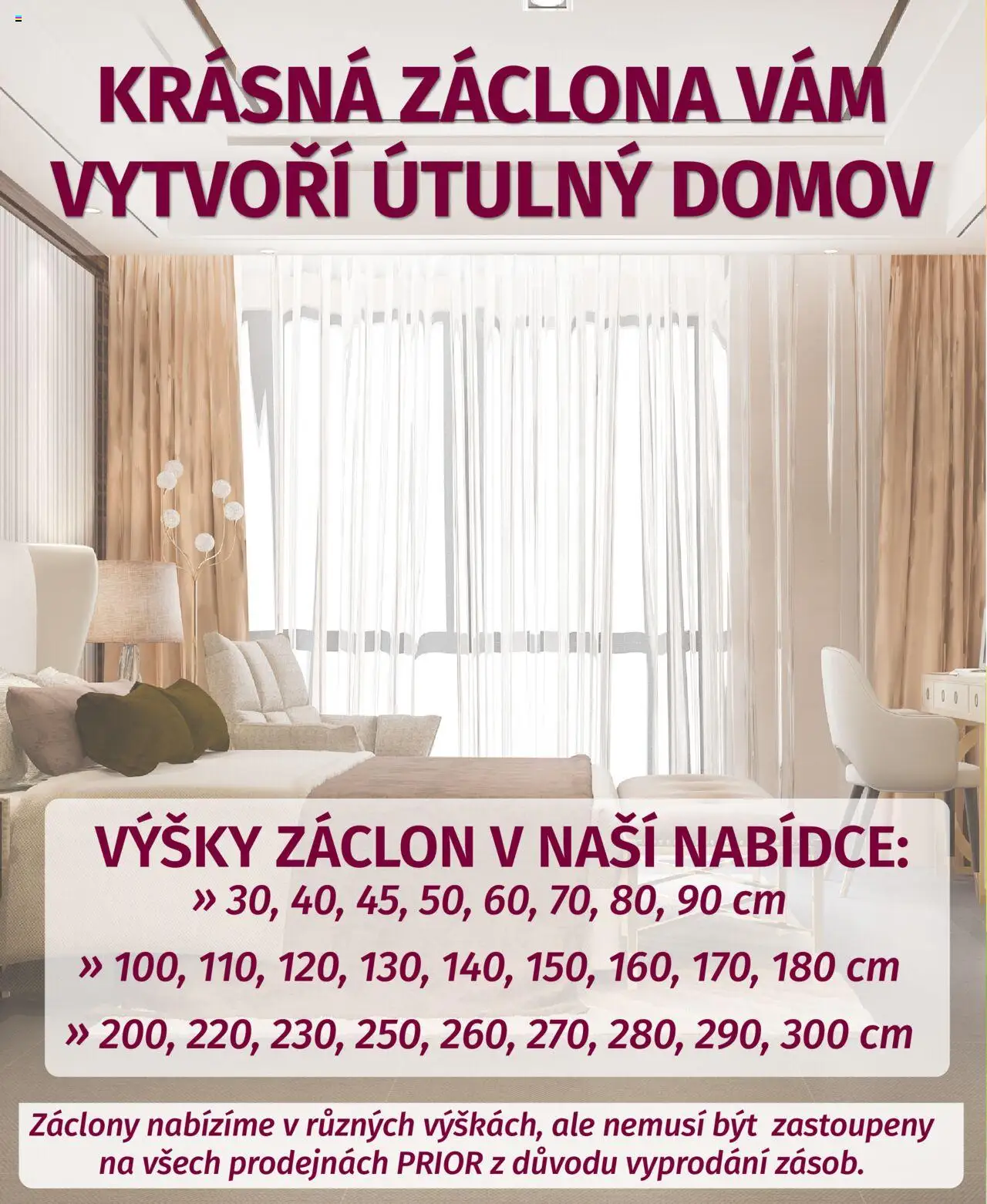 Prior - Katalog Záclon A Voálů od 21.05.2025 | Strana: 2 | Produkty: Záclony
