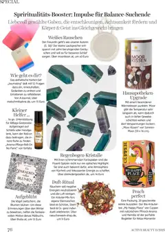 dm drogerie markt Active Beauty Magazin 11/2025 ab 01.11.2025 gültig | Seite: 76 | Produkte: Lautsprecher, Kissen, Tee