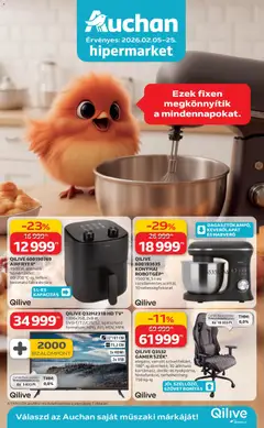 Auchan - Qilive ajánlataink - amely érvényes a következő dátumtól: 05.02.2026