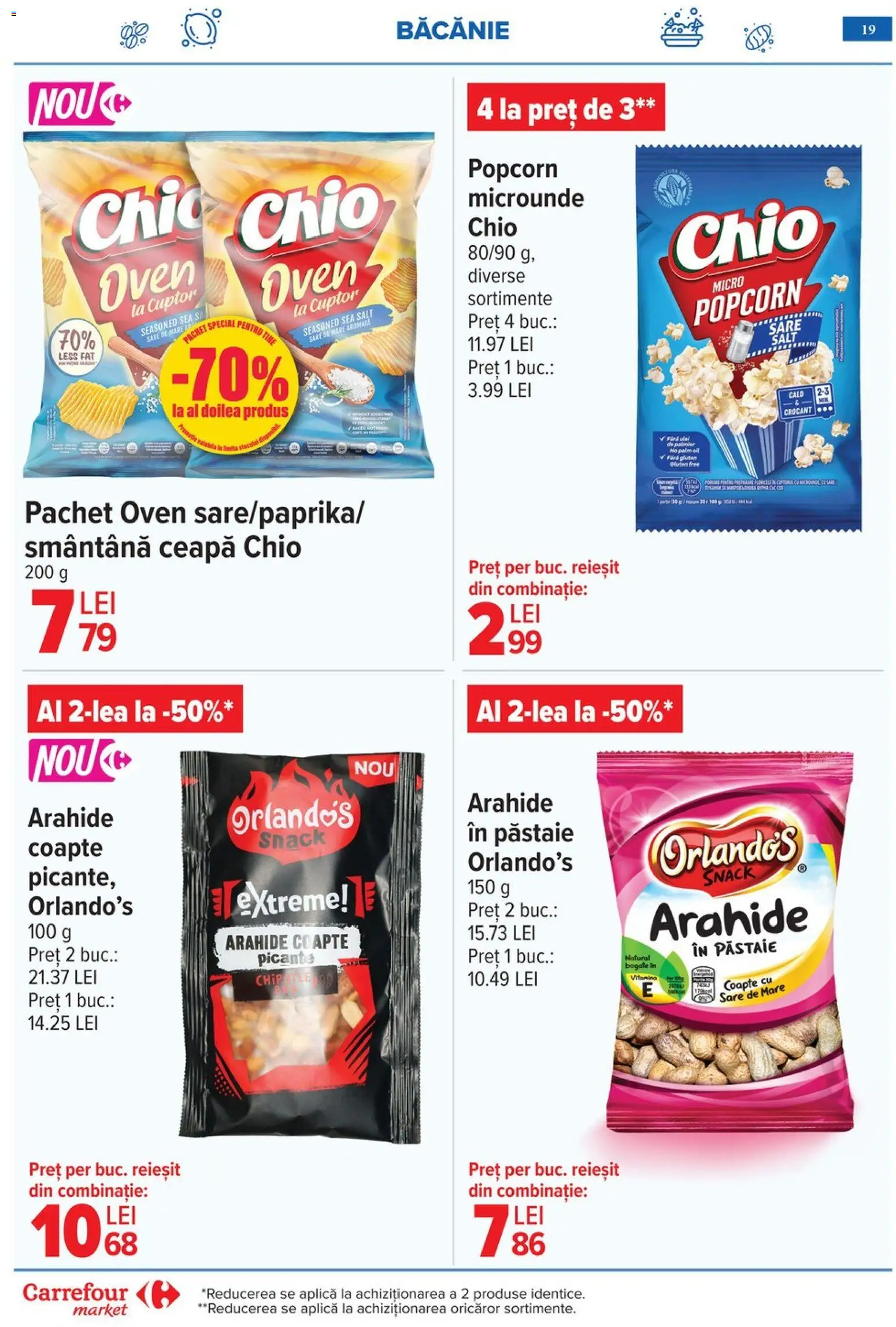 Noul catalog Carrefour – valabil de la 29.04.2026 | Pagină: 19 | Produse: Cuptor, Arahide, Smântână, Ceapă