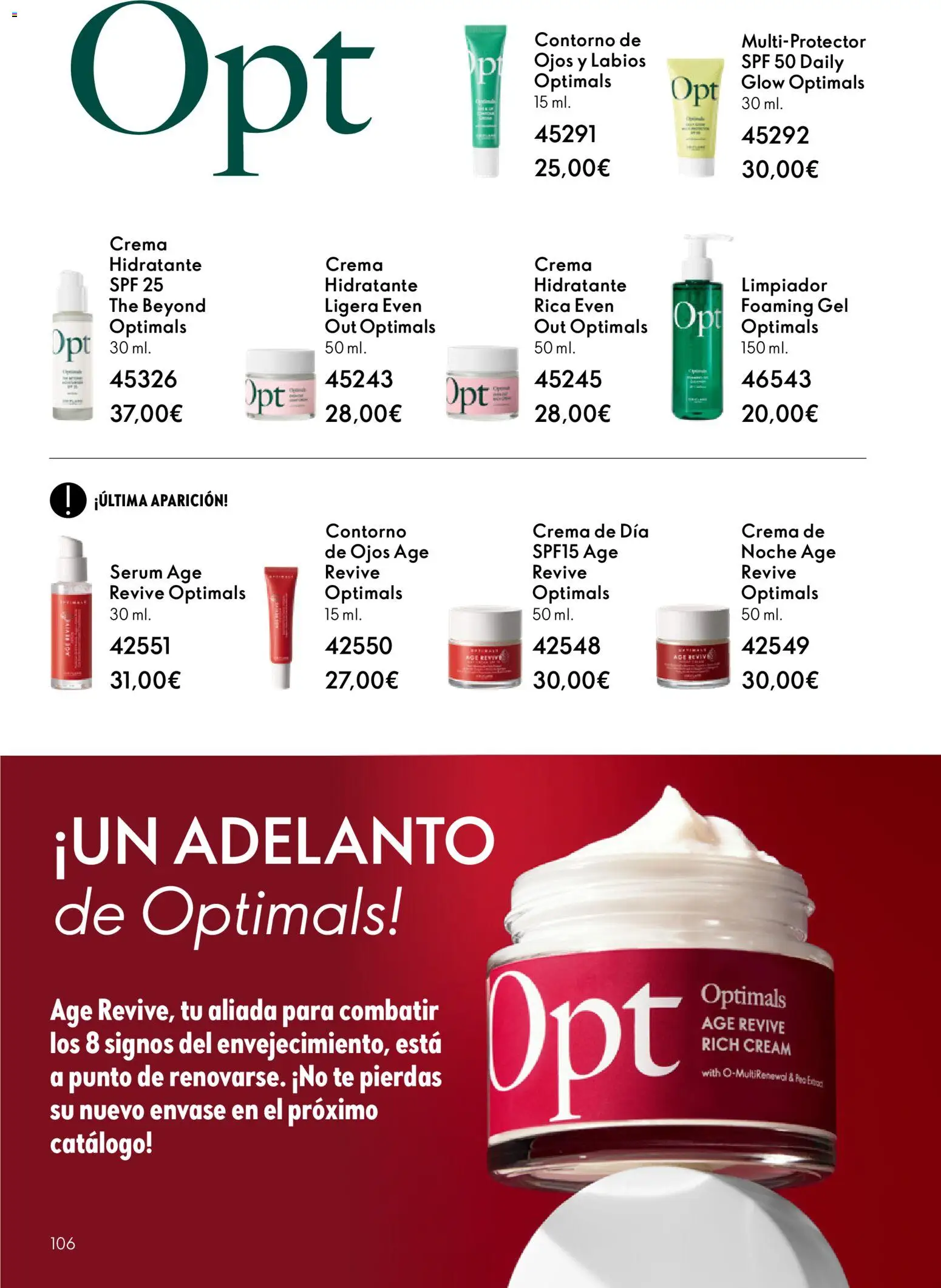 Oriflame - Catálogo Campaña 3 │ válido desde el 18.02.2026 | Página: 106 | Productos: Sérum, Crema, Té, Crema de día