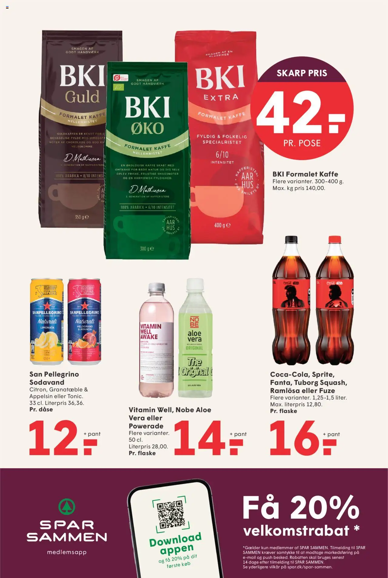 Spar tilbudsavis – gyldig fra 19.09.2025 | Side: 25 | Produkter: Kaffe, Chokolade, Sodavand
