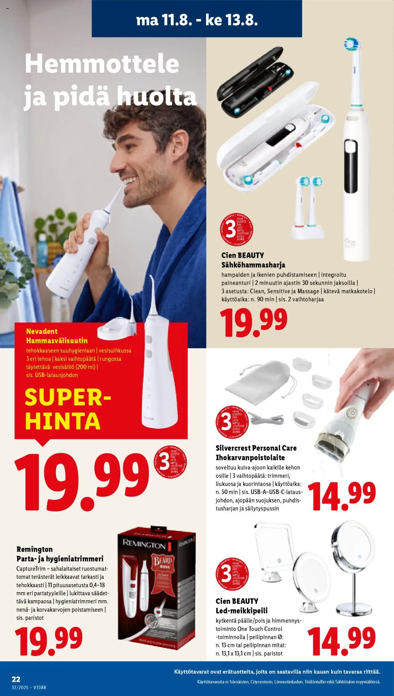  | Sivu: 29 | Tuotteet: Sähköhammasharja, Paristot
