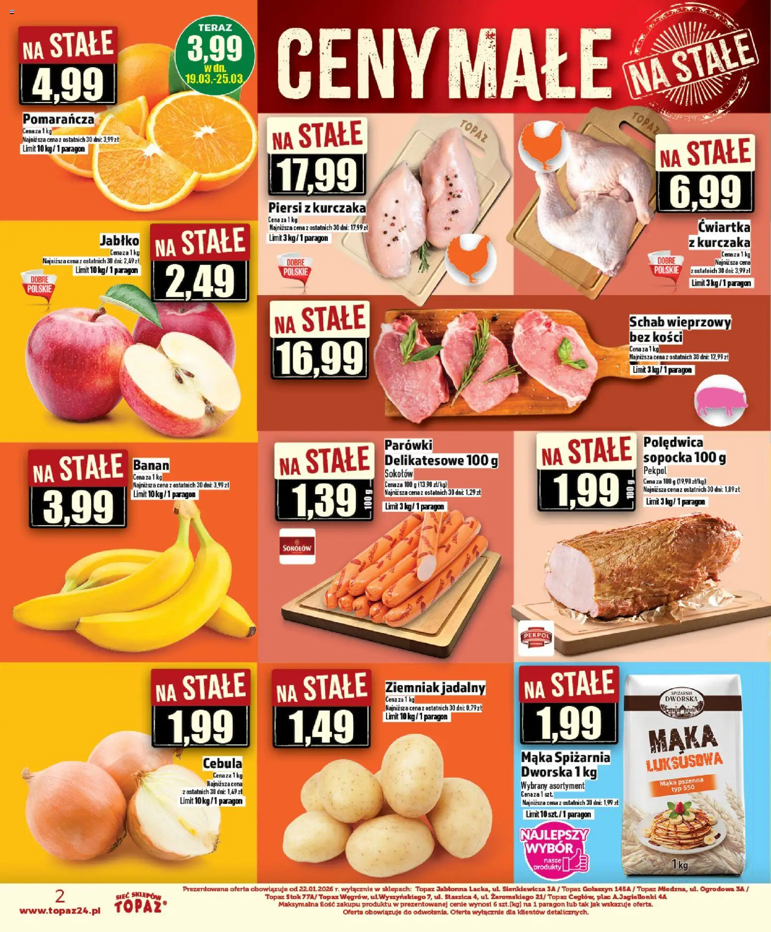 Topaz gazetka - Ceny małe na stałe od 19.03.2026 | Strona: 2