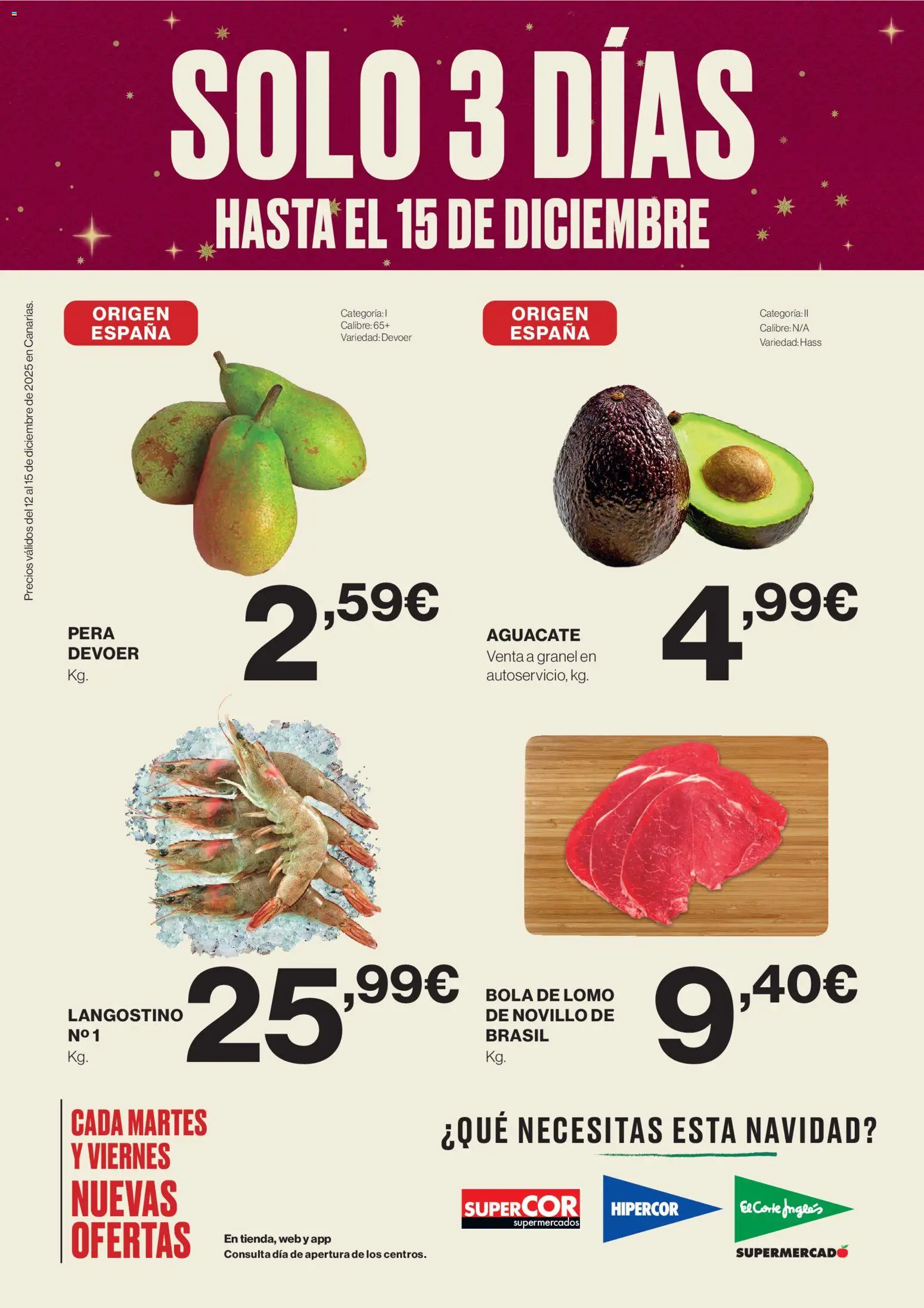 Supercor Canarias │ válido desde el 12.12.2025 | Página: 1 | Productos: Langostino