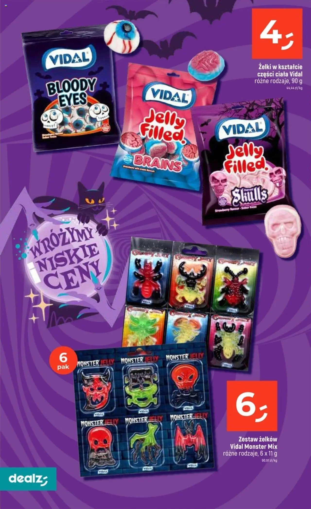 Dealz Gazetka - Upiornie niskie ceny od 11.09.2025 | Strona: 4 | Produkty: Żelki