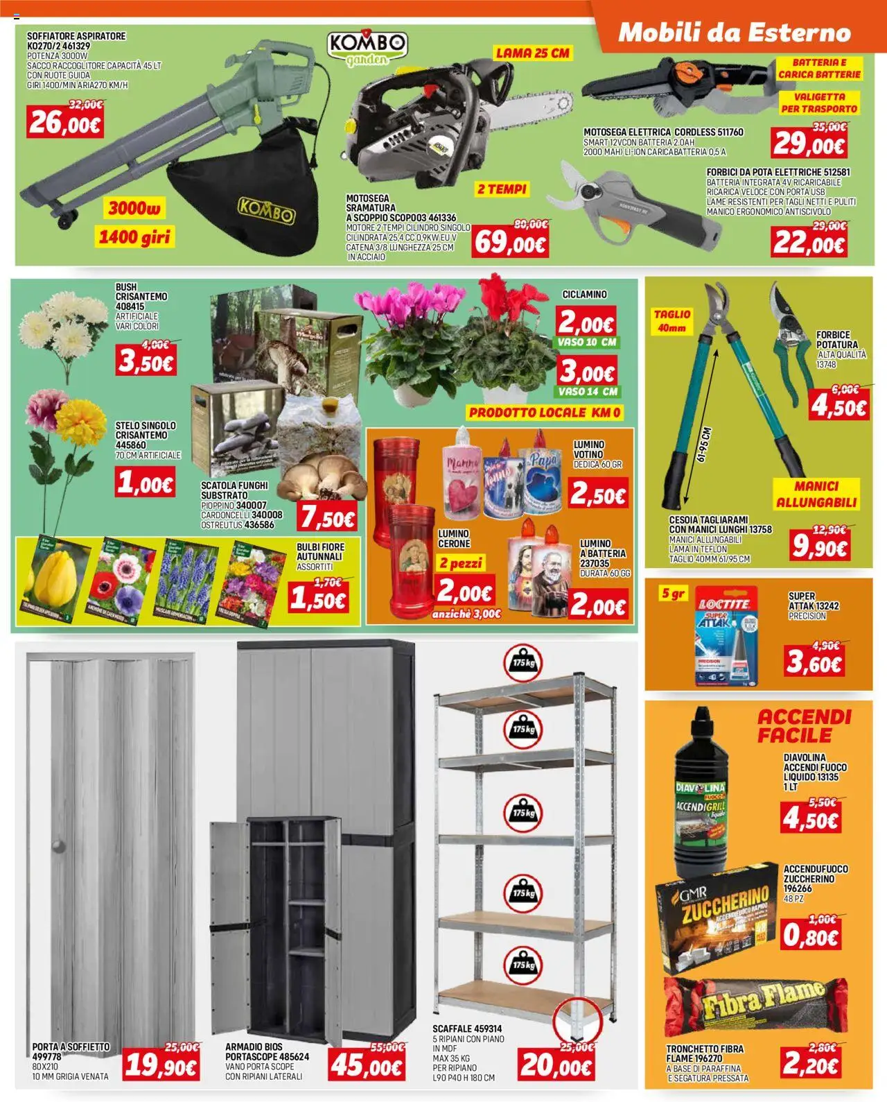 Volantino Orizzonte del 09.10.2025 | Pagina: 11 | Prodotti: Ripiano, Motosega, USB, Batterie