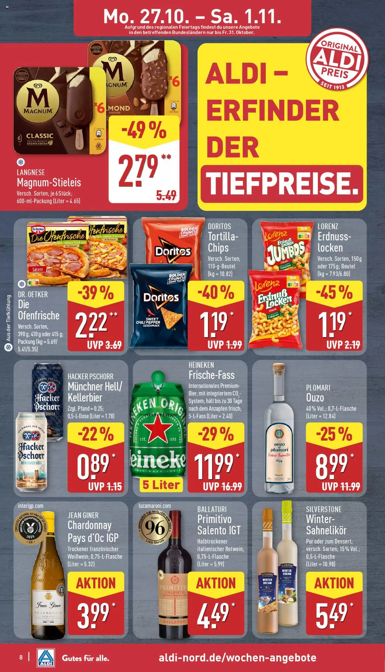 Aldi Prospekt 	 – gültig ab 27.10.2025 | Seite: 8