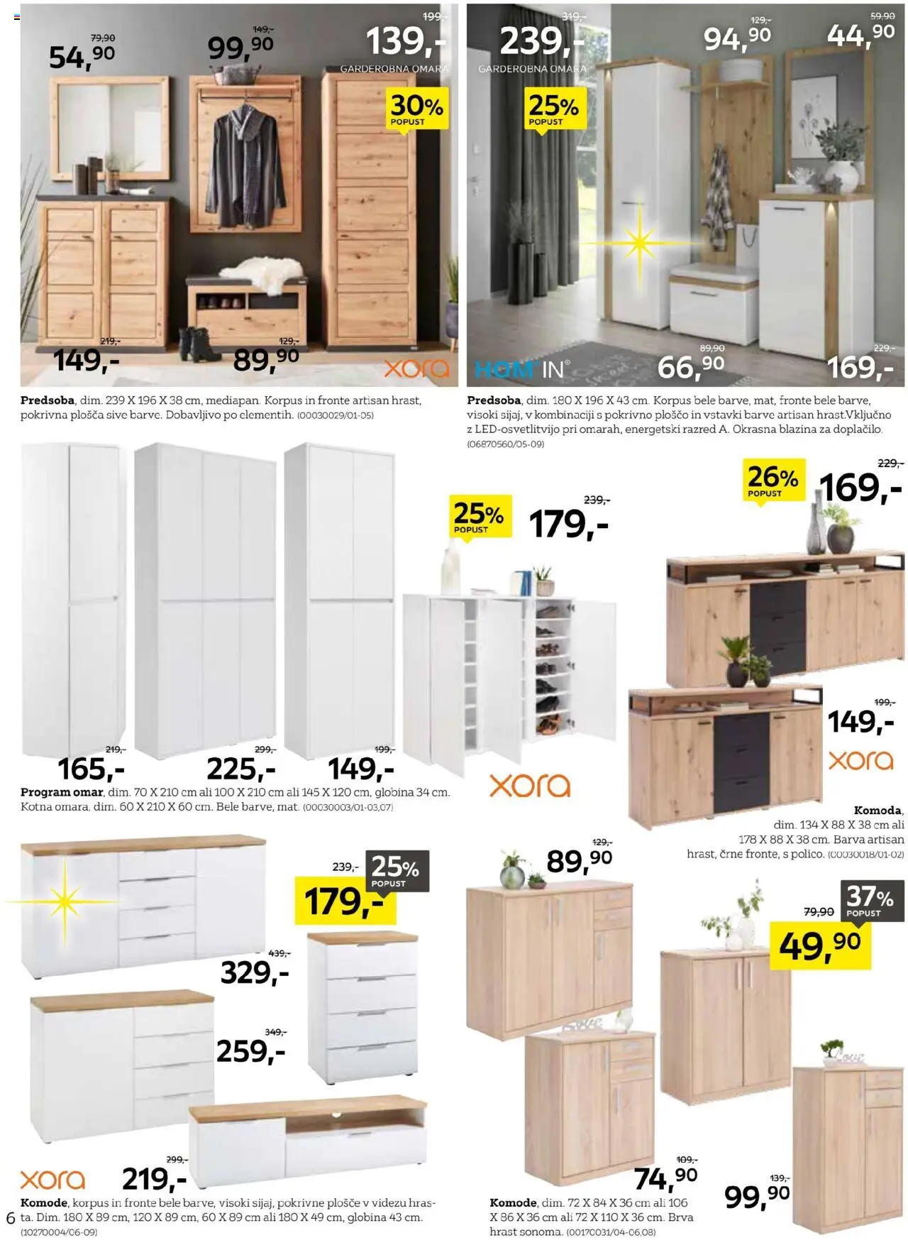 XXXL Lesnina katalog začetek novega poglavja │ velja od 19.08.2025 | Stran: 6 | Izdelki: Blazina, Omara, Komoda, Barva