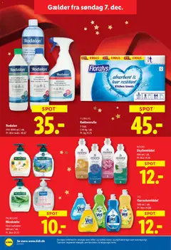 Lidl - Tilbudsavis gyldig fra 07.12.2025 | Side: 16 | Produkter: Skyllemiddel, Opvaskemiddel, Havemøbler, Lime