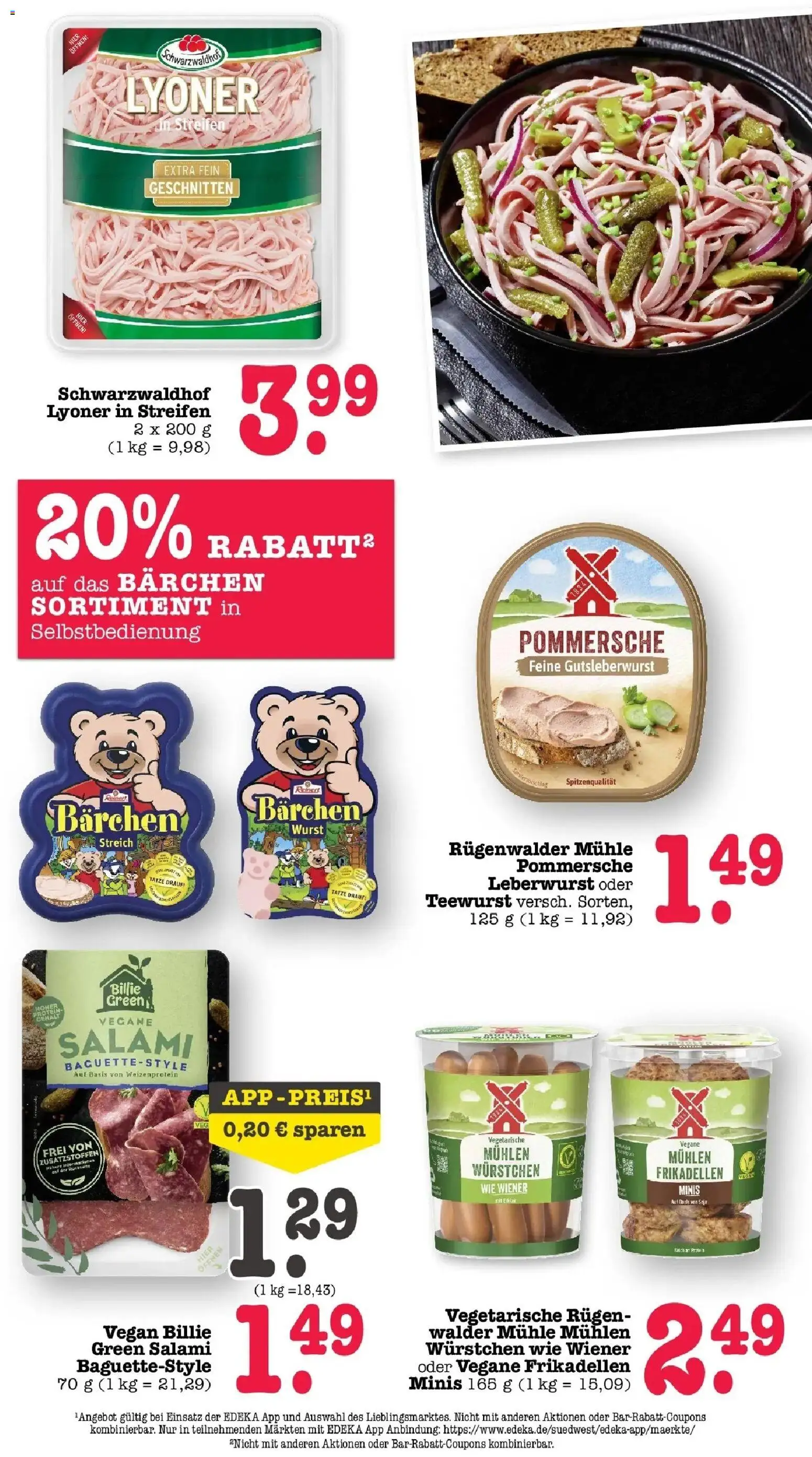 Edeka prospekt Wörth Am Rhein	 – gültig ab 05.04.2026 | Seite: 31 | Produkte: Mühle, Wurst, Salami
