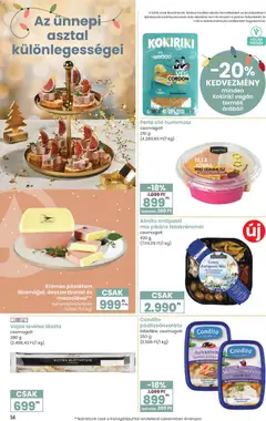 Spar Karácsonyi Ínyenc katalógus - amely érvényes a következő dátumtól: 27.11.2025 | Oldal: 14