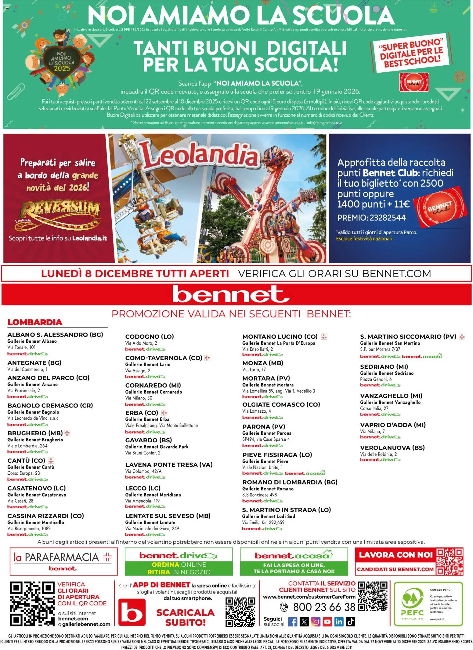 Volantino bennet del 27.11.2025 | Pagina: 36 | Prodotti: Tè, Scaffale