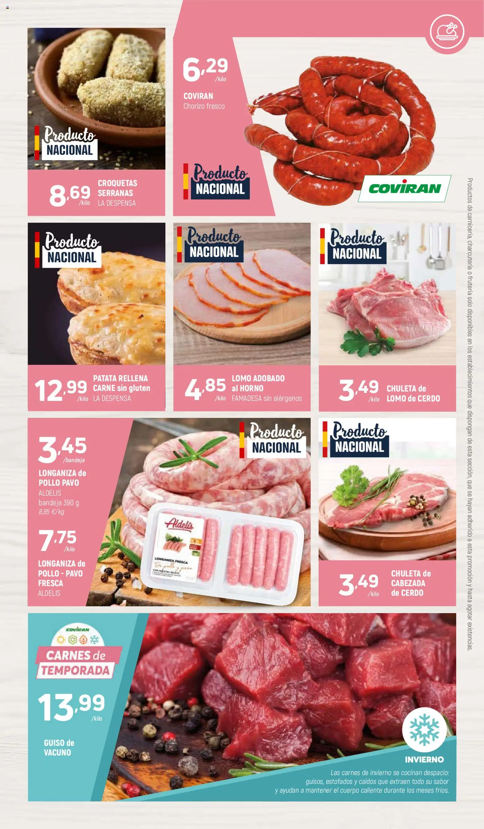 Coviran - La Corunya │ válido desde el 24.02.2026 | Página: 3 | Productos: Cerdo, Horno, Croquetas, Bandeja