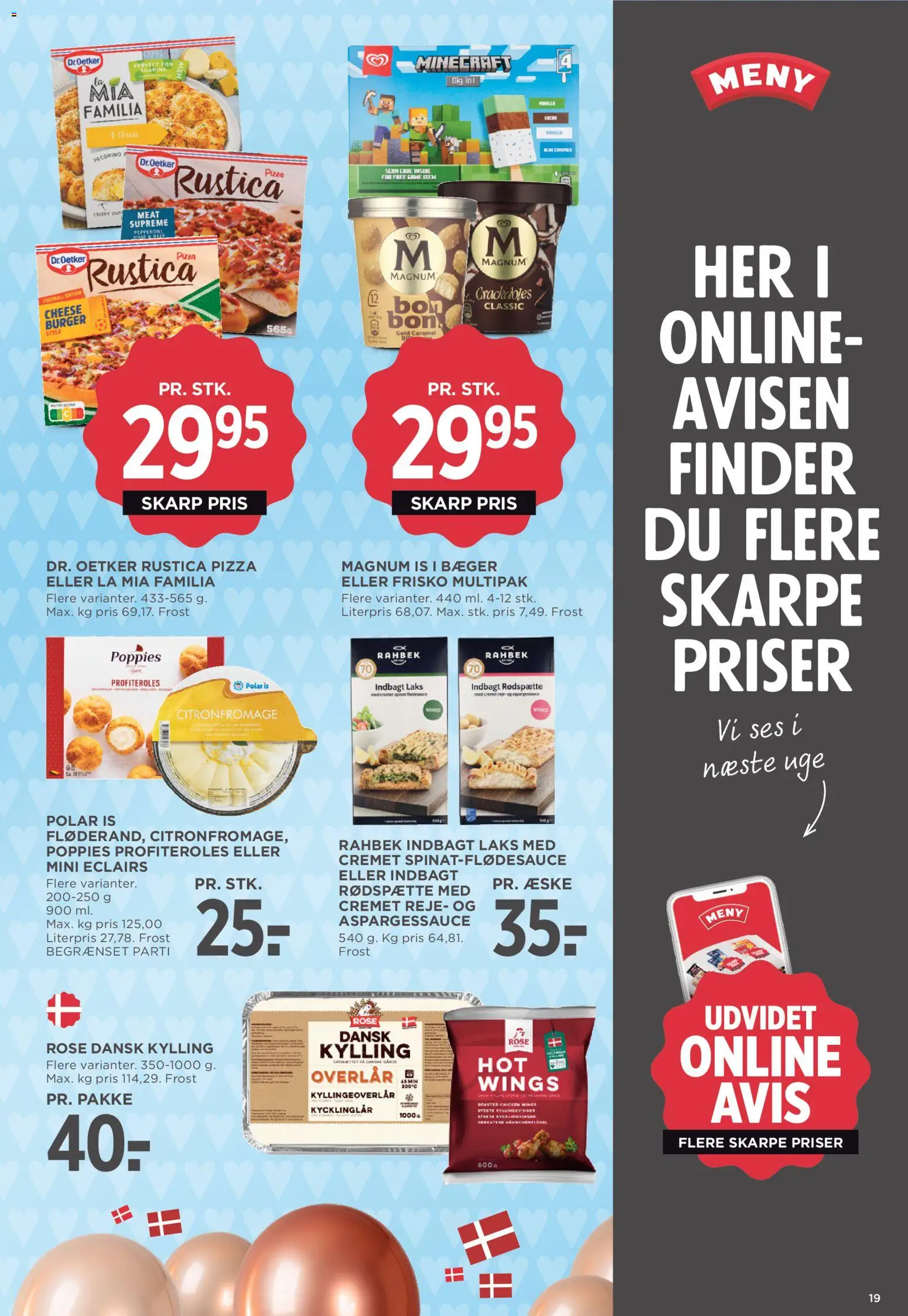 Meny tilbudsavis – gyldig fra 01.05.2026 | Side: 25 | Produkter: Pizza, Is