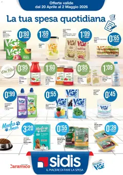 Anteprima del volantino Sidis volantino Végé valido a partire dal 20.04.2026
