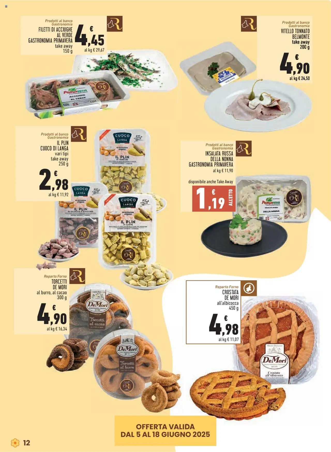 Volantino Conad del 05.06.2025 | Pagina: 12 | Prodotti: Vitello, Acciughe, Forno, Insalata russa