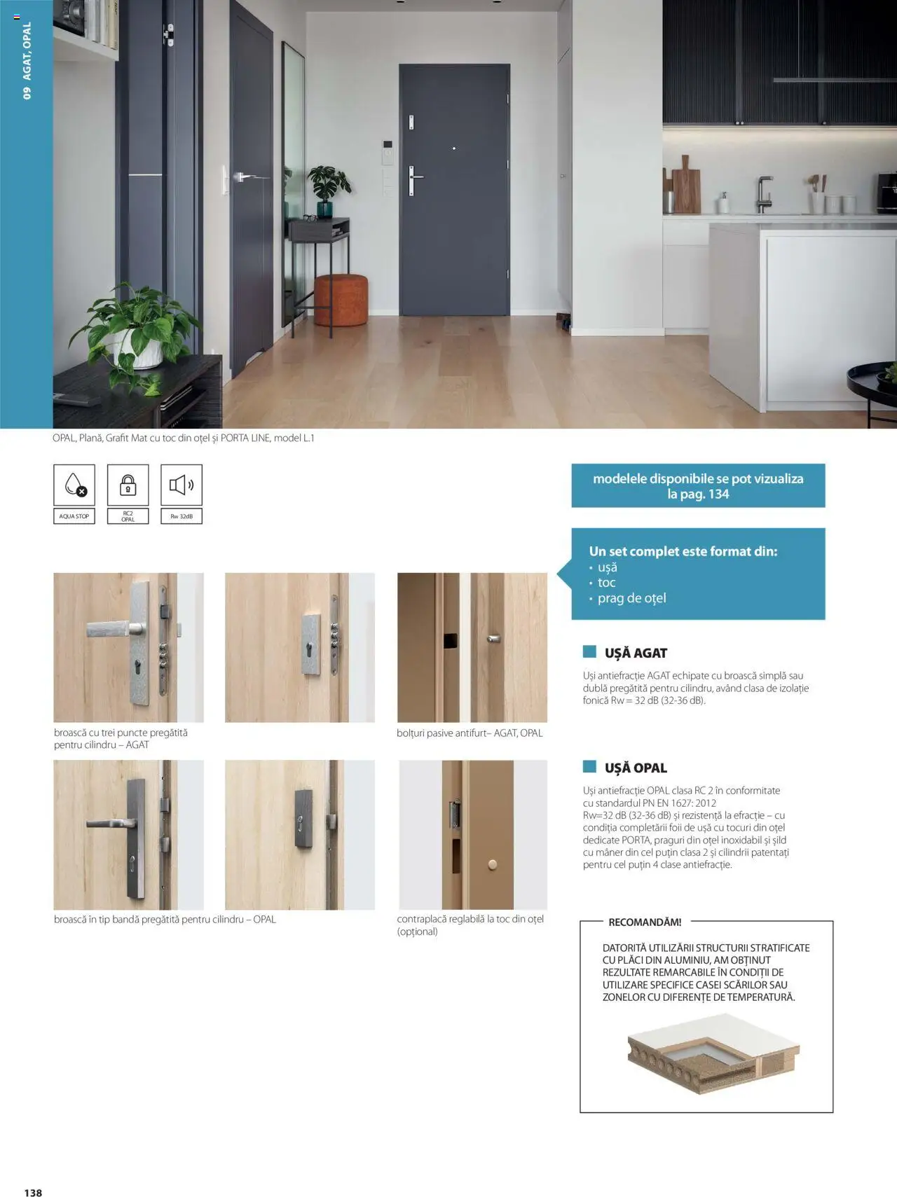 Noul catalog Proges – valabil de la 01.05.2025 | Pagină: 138 | Produse: Mâner, Ușă