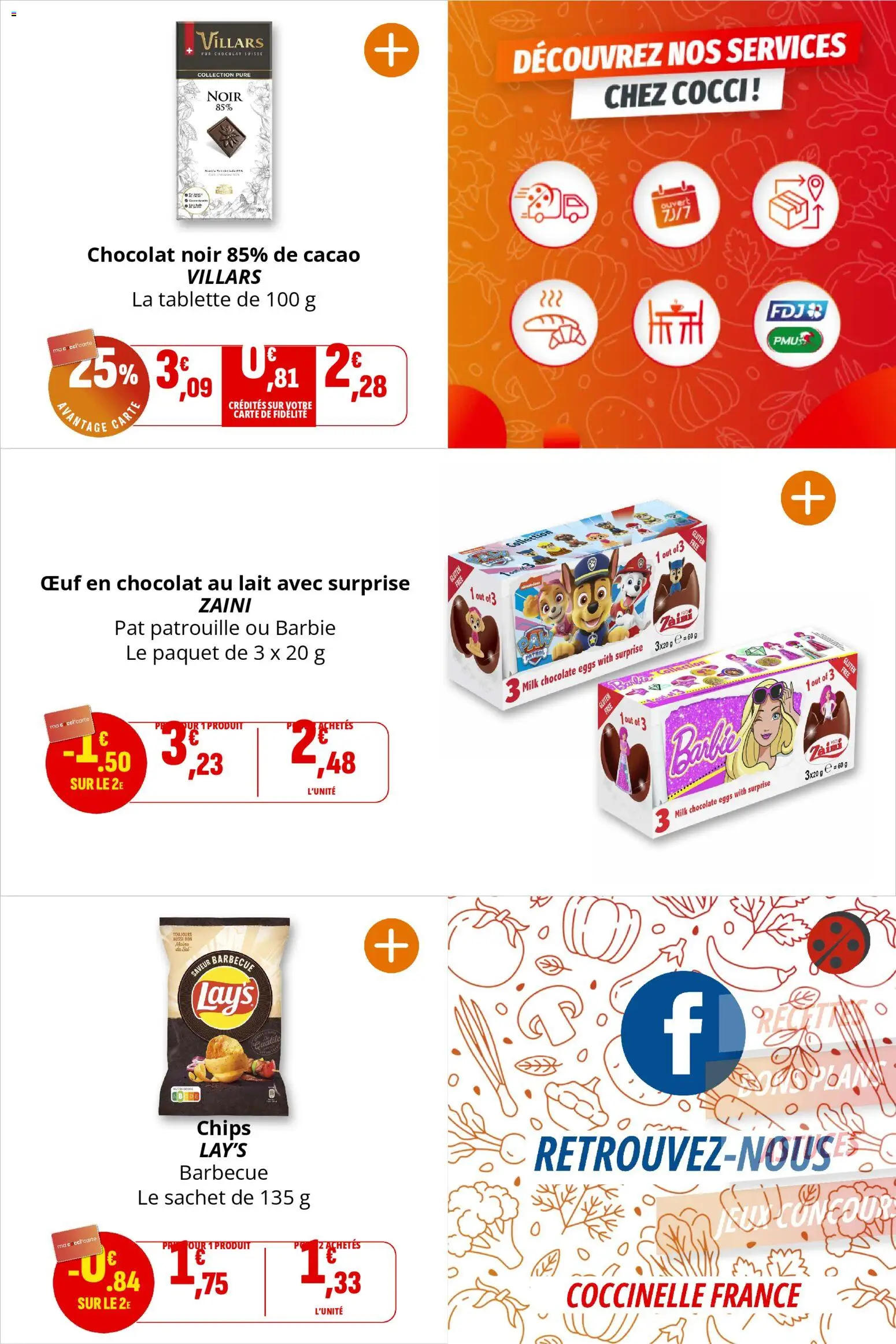 {H1} | Page: 17 | Produits: Tablette, Barbecue, Lait, Chocolat