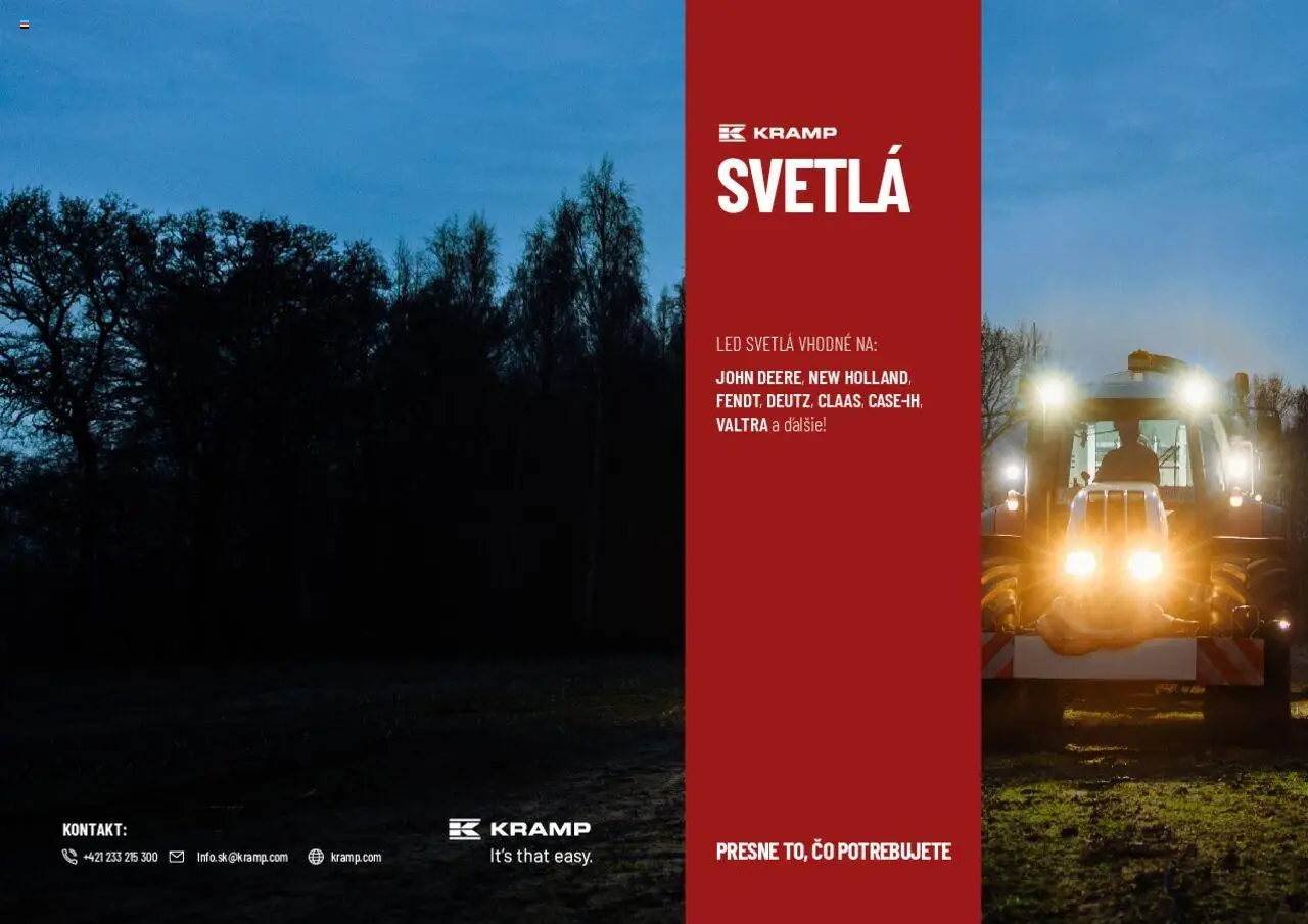 Kramp leták │ platný od 12.08.2025 | Strana: 1 | Produkty: Led svetlá, Led, Svetlá