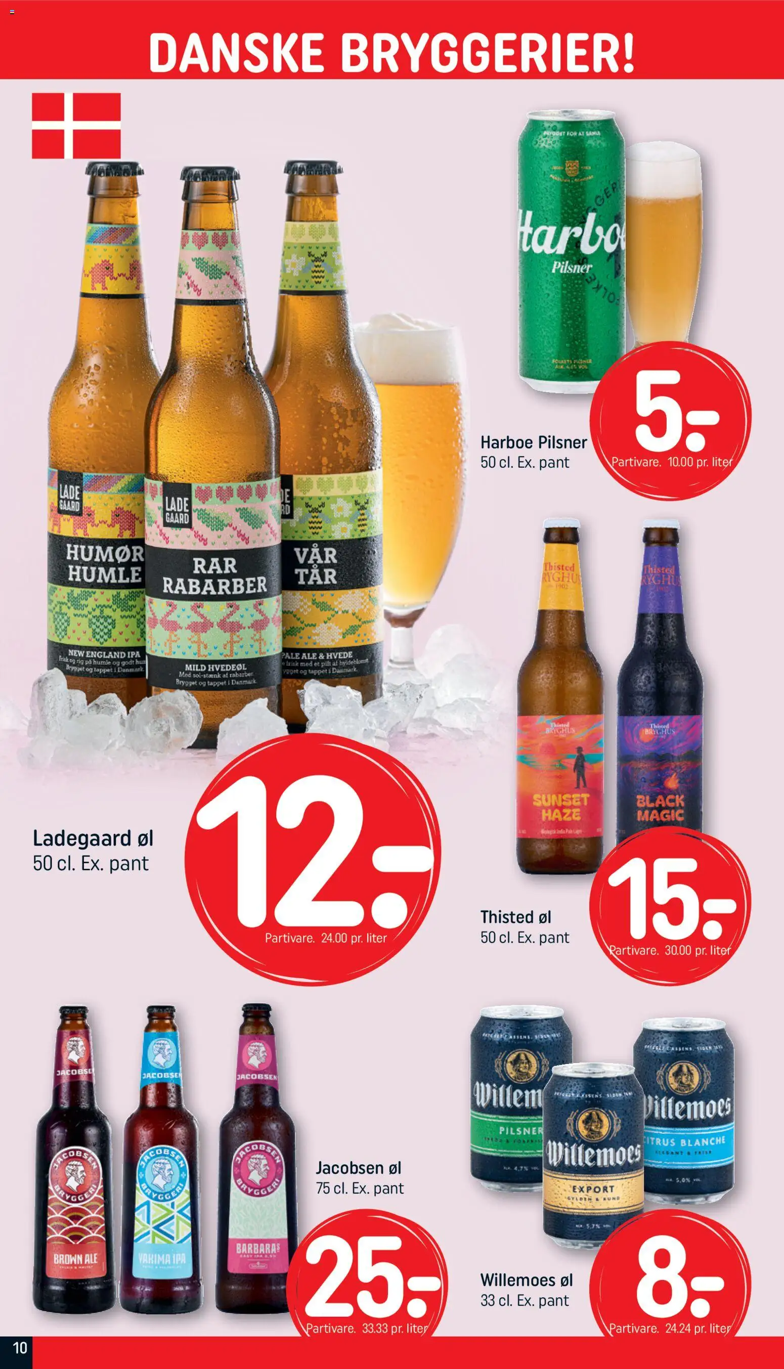 Rema 1000 tilbudsavis – gyldig fra 19.04.2026 | Side: 10 | Produkter: Rabarber, Øl