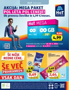 Hofer katalog akcije – veljaven od 04.03.2026 | Stran: 32 | Izdelki: Kos, Cokolada