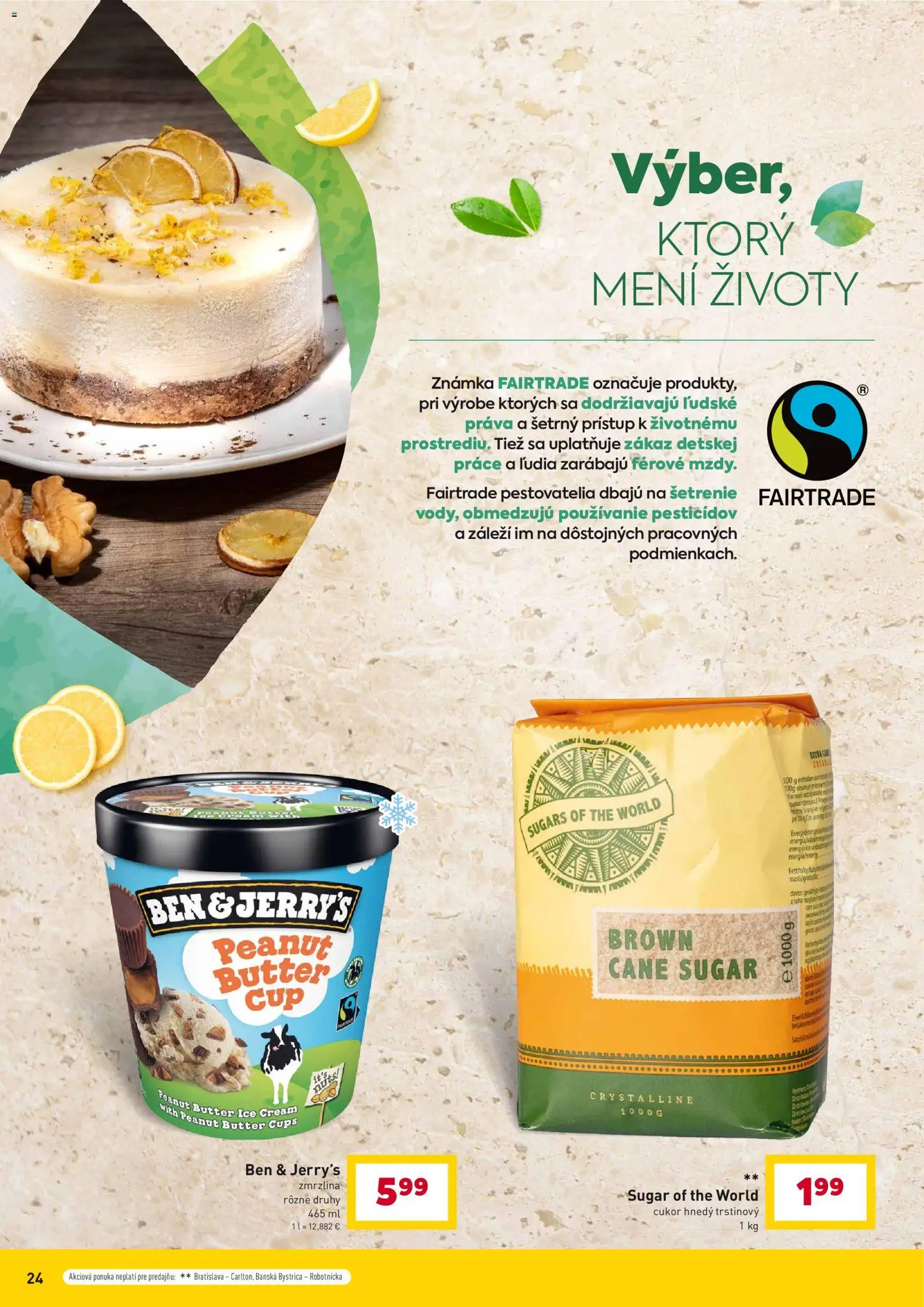 Nové Billa akcie – leták je platný od 07.04.2026 | Strana: 24 | Produkty: Zmrzlina, Cukor